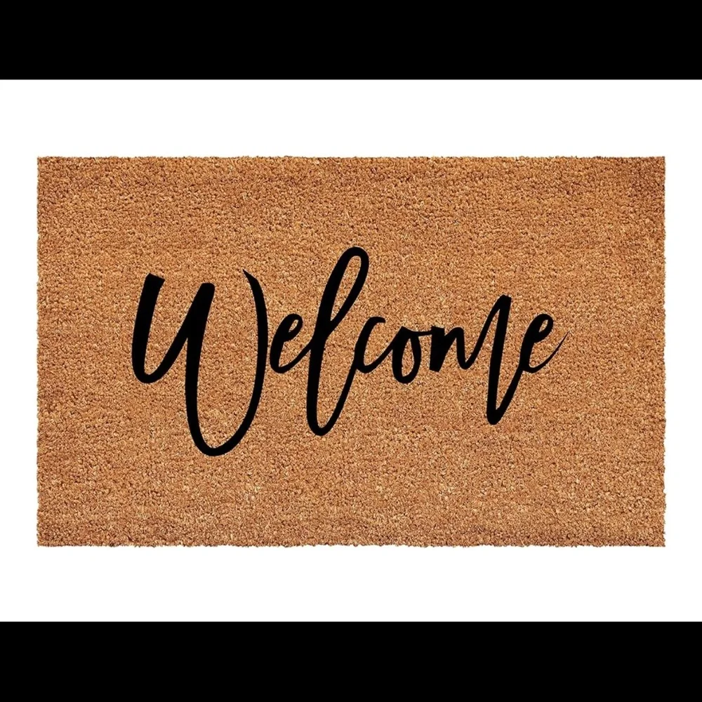 Tan Welcome Doormat